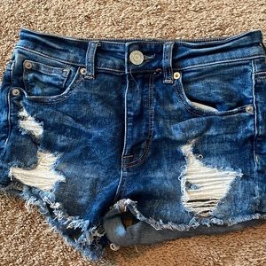 american eagle jean shorts!